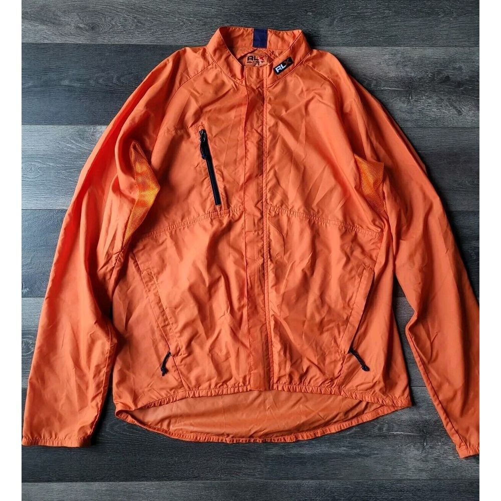 by Ralph Lauren Orange Lightweight Men's Windbreaker Jacket